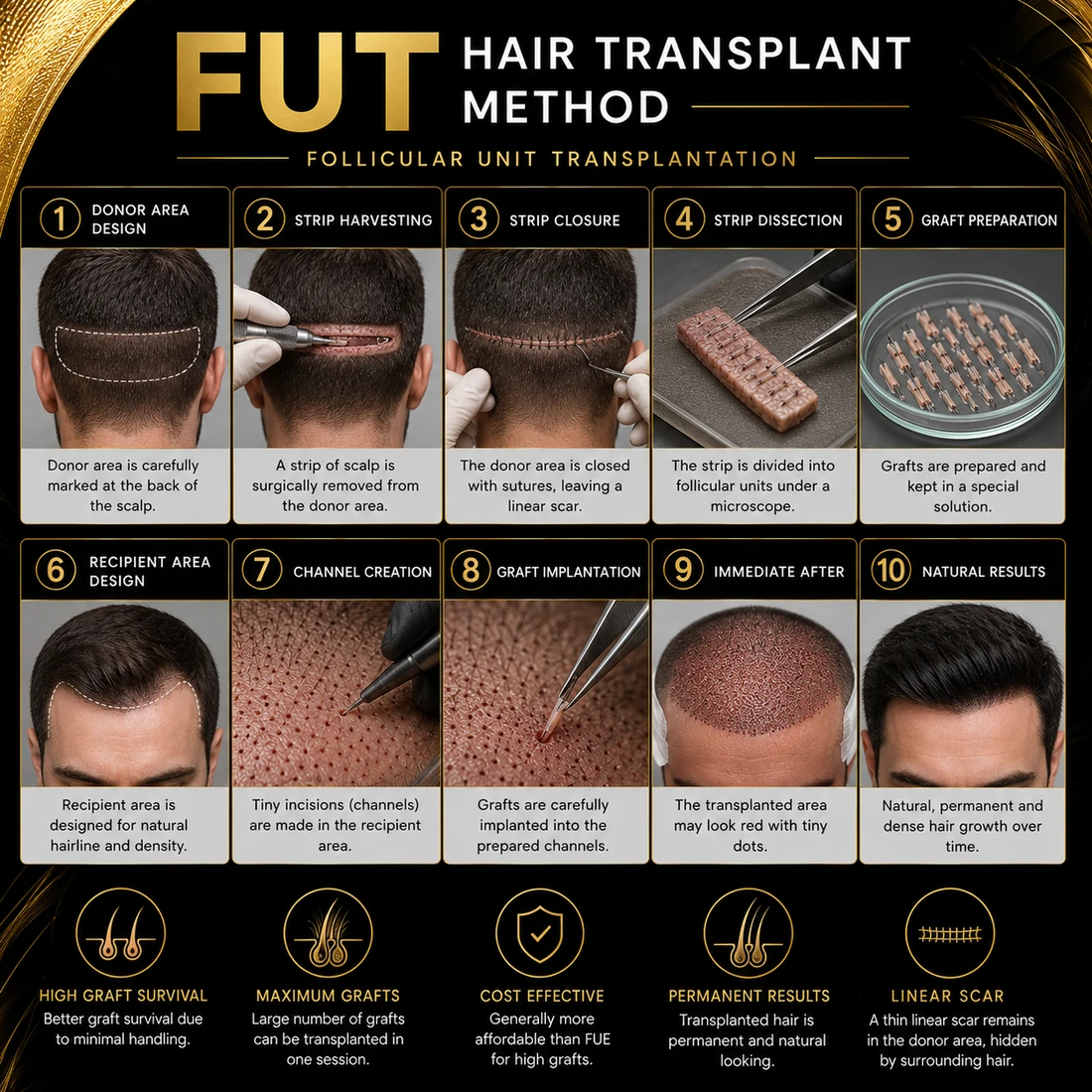 FUT hair transplant