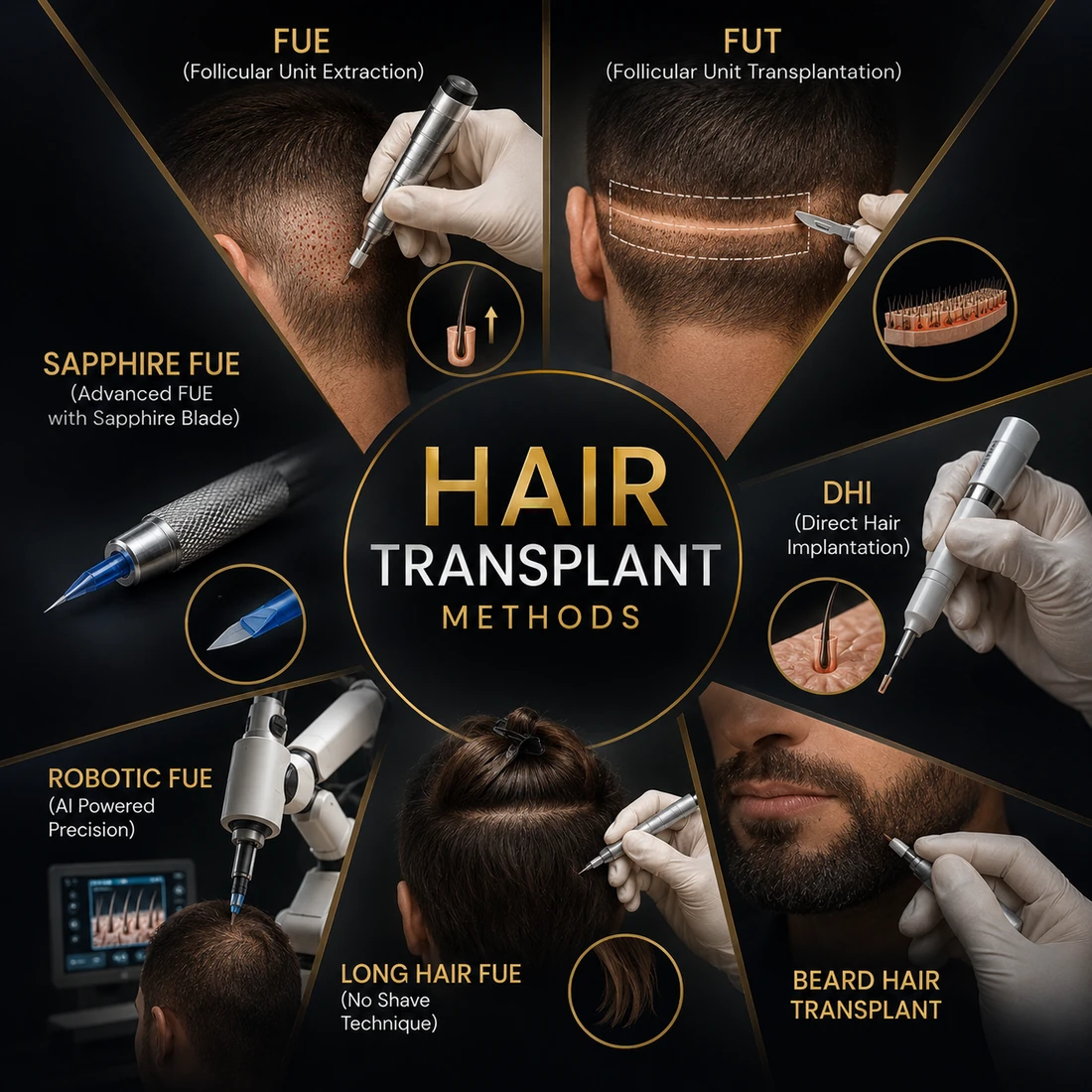 Hair transplant methods