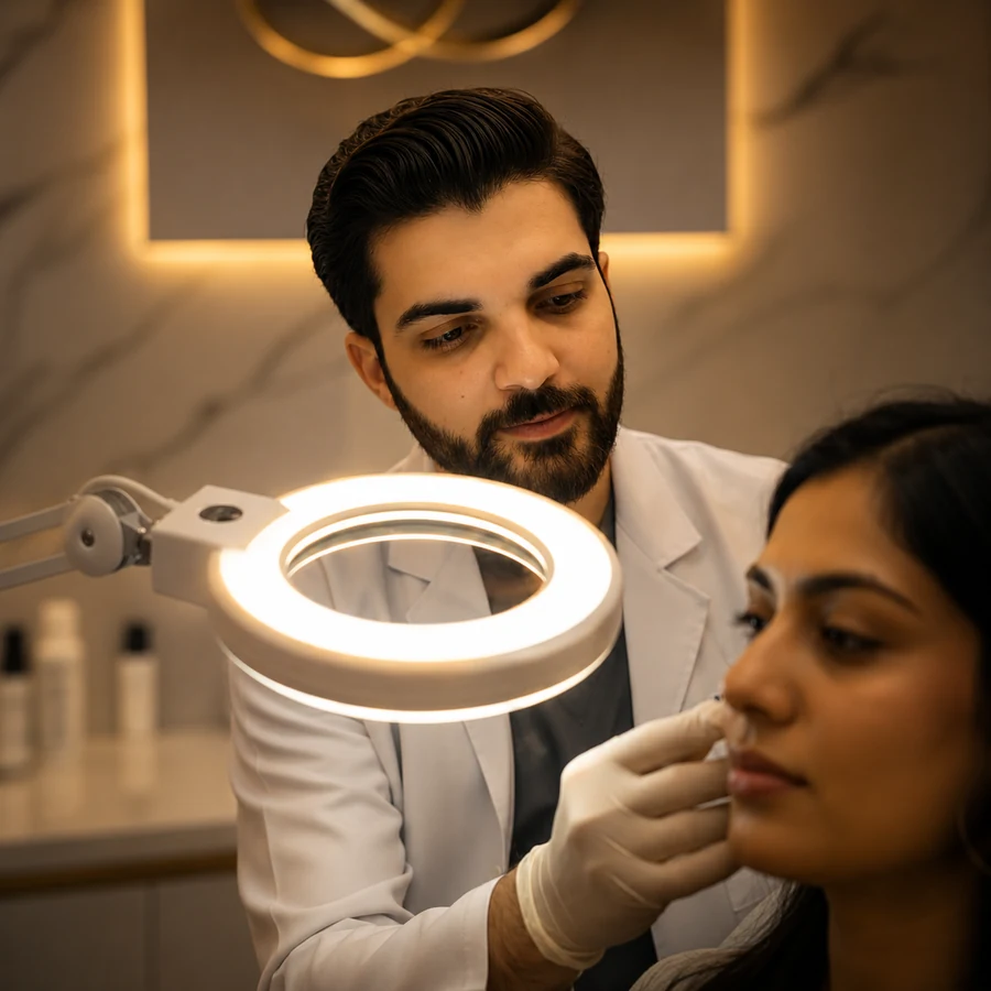 Face and skin consultation at WBSK