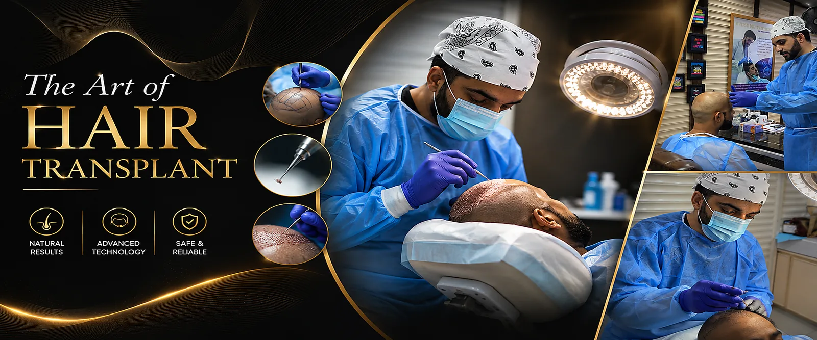 The art of hair transplant — natural results with advanced technology
